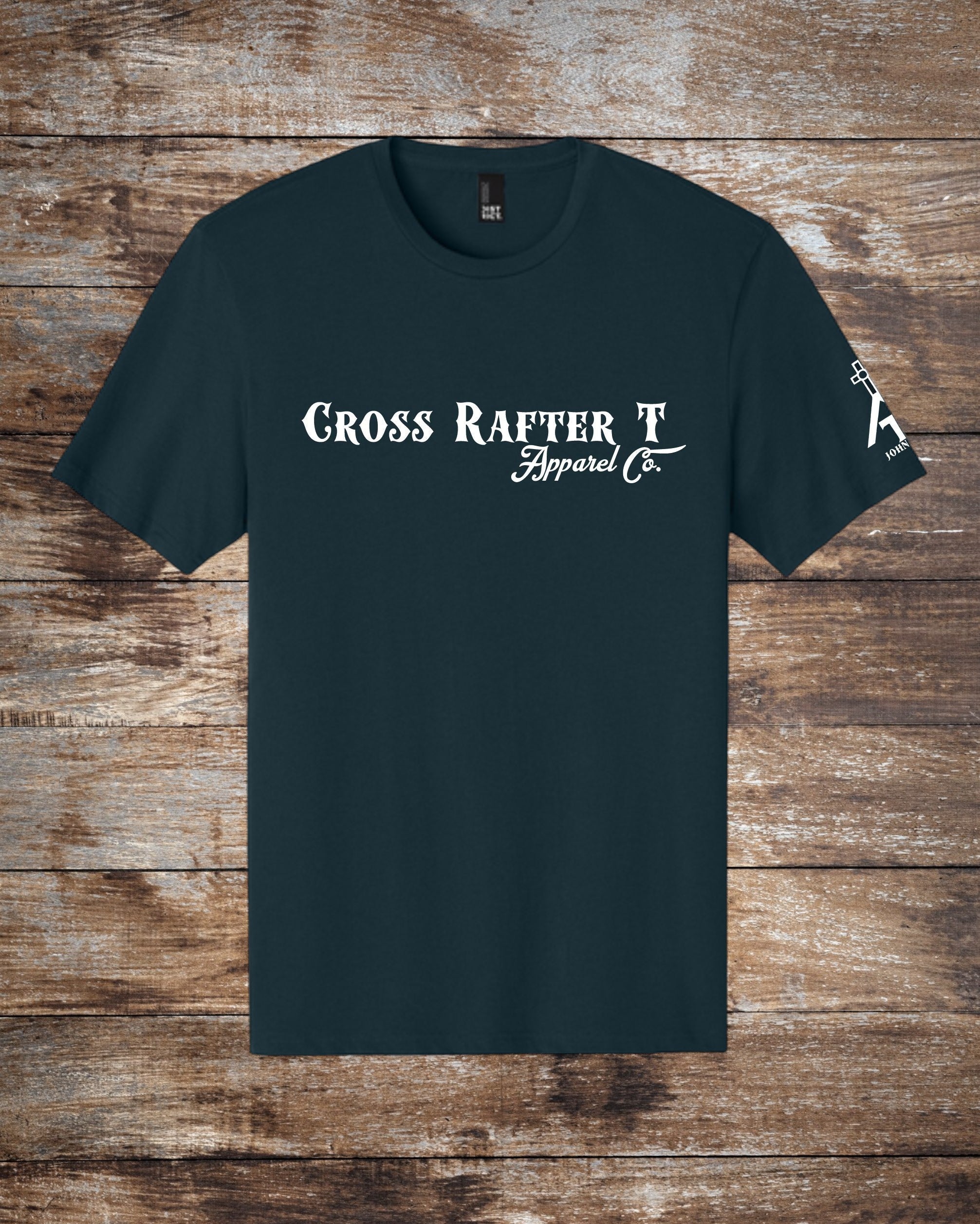 Cross Rafter T Apparel Co. t-shirt navy blue