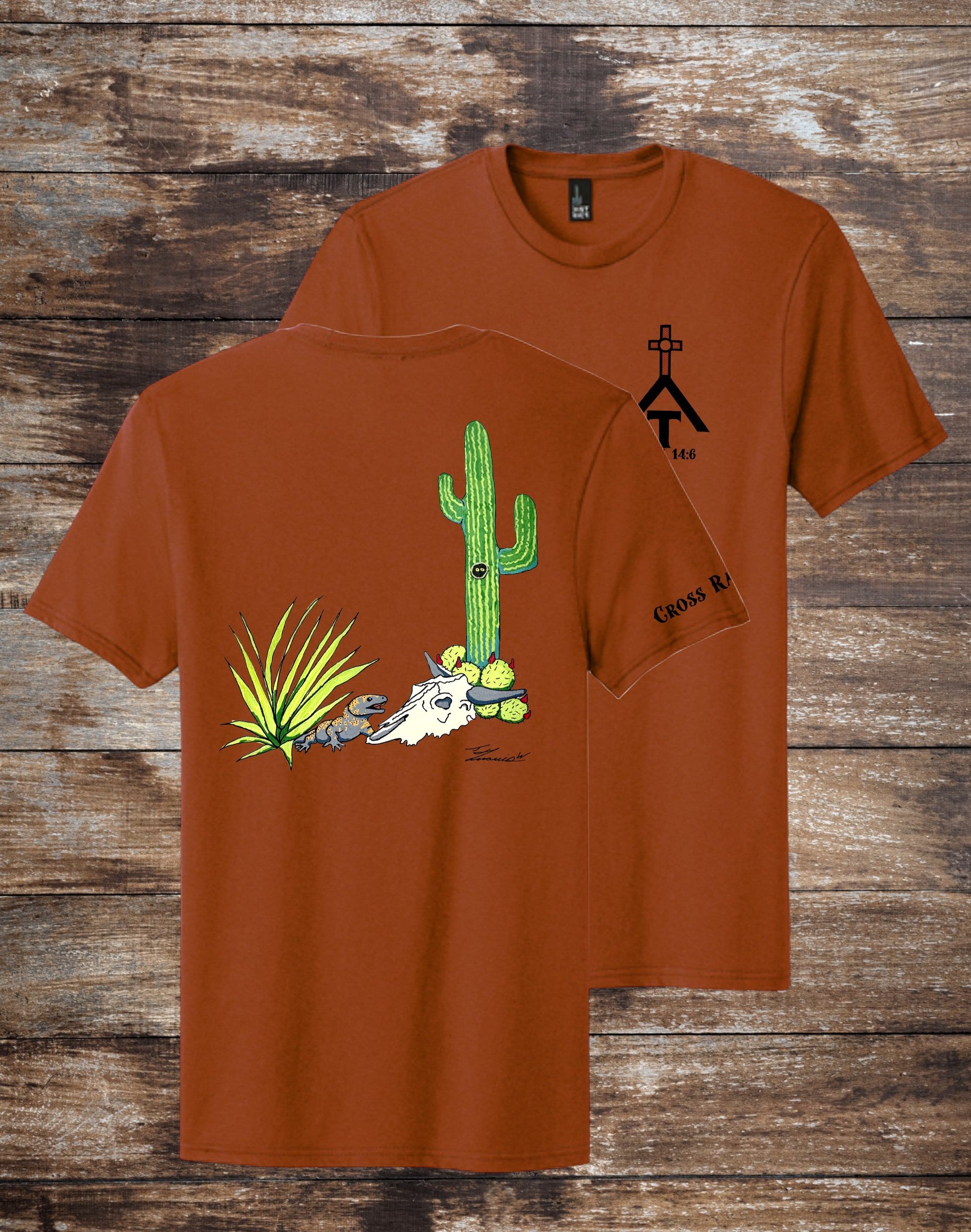 Gila Lizard in Burnt Orange
