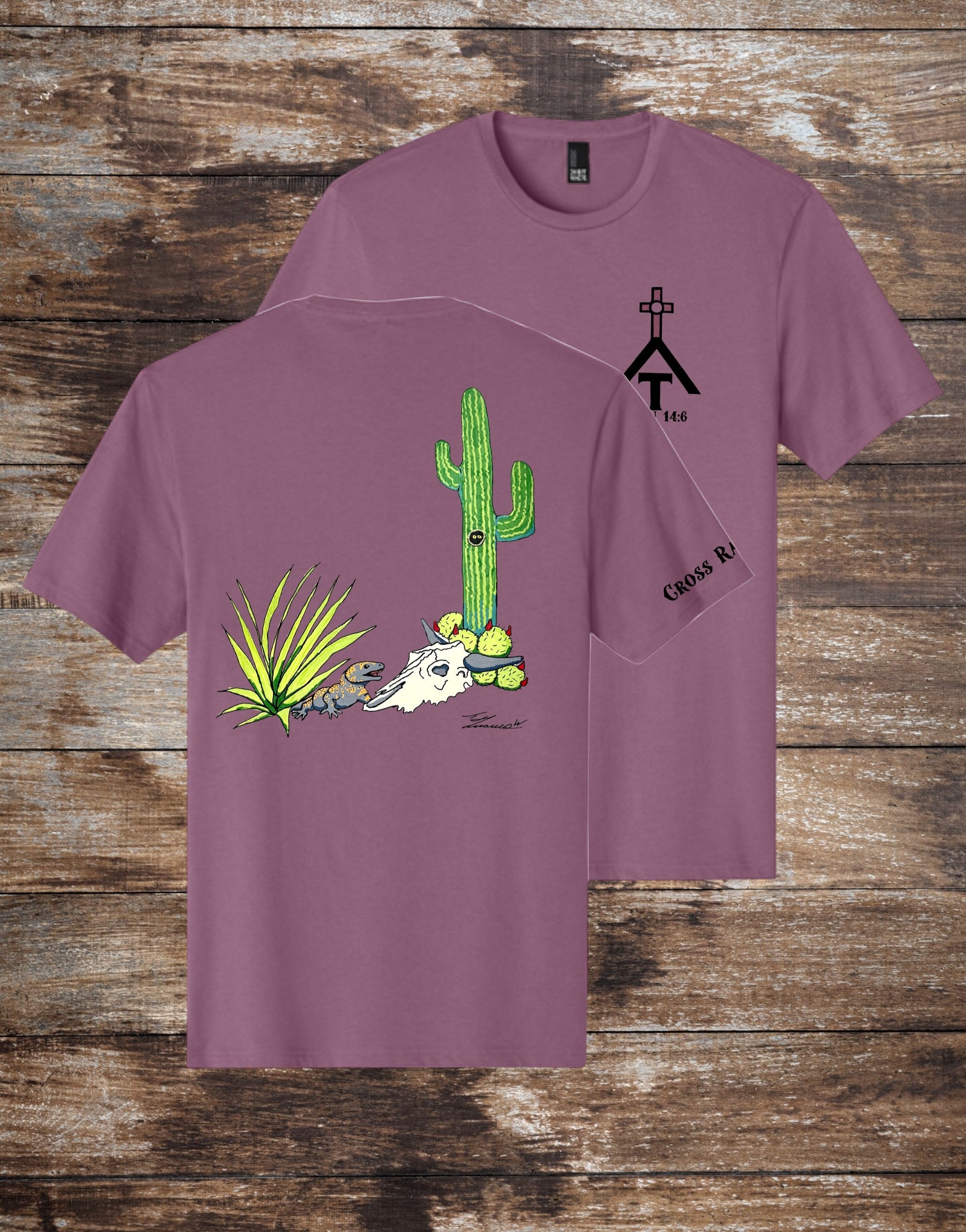 Gila Lizard T in Orchid Haze