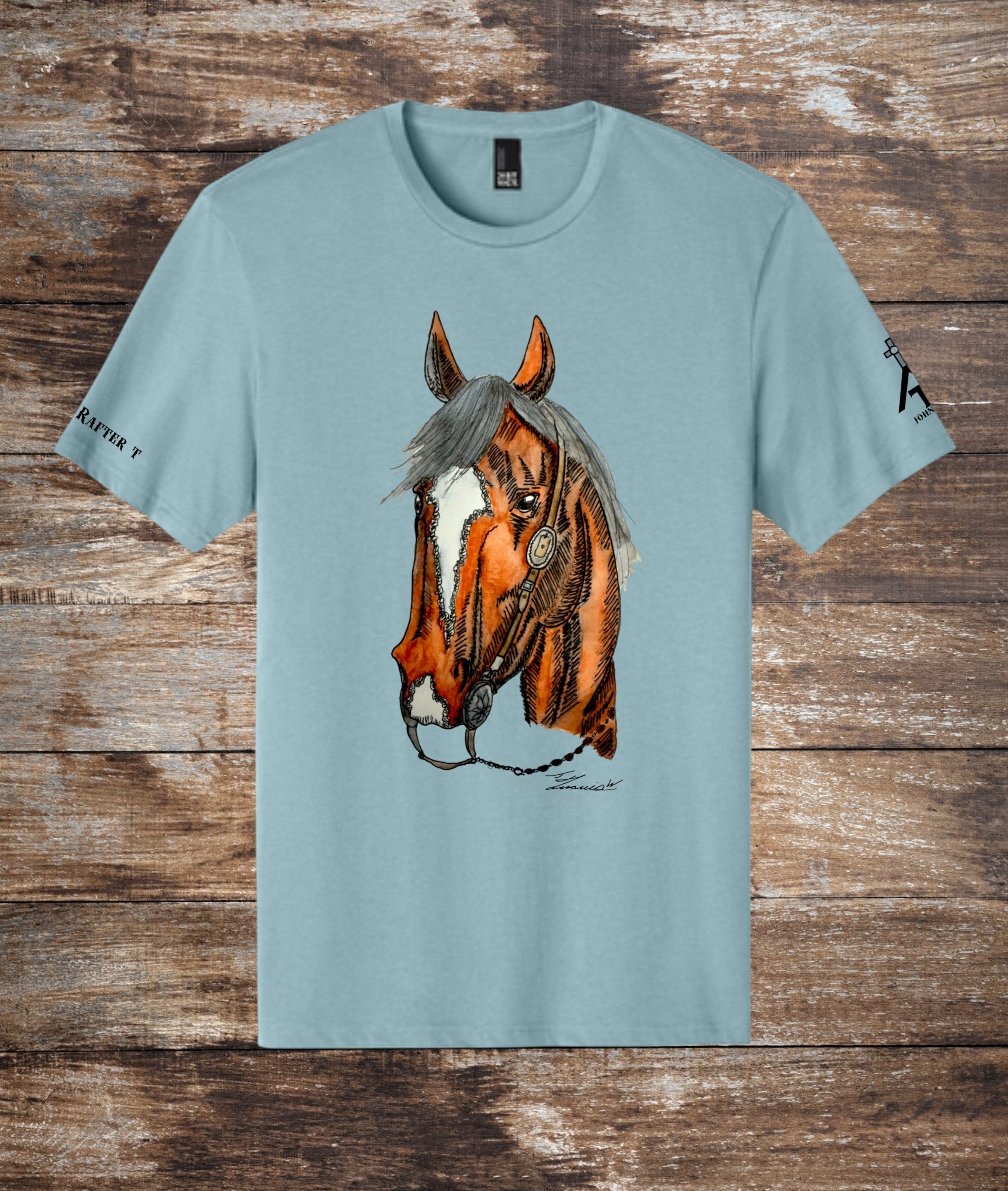 Sorrel Bridle horse T-shirt