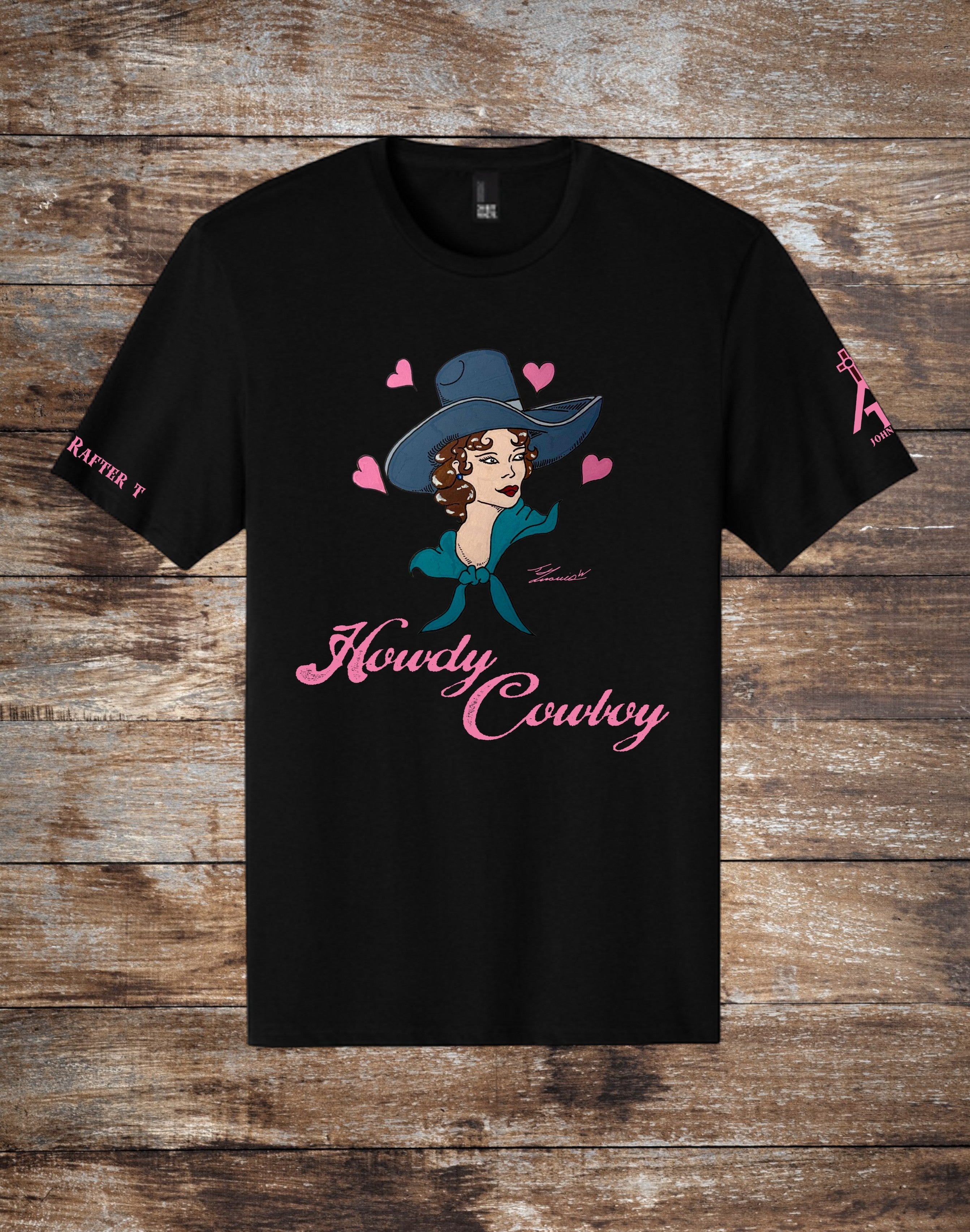 Howdy Cowboy Valentine t-shirt