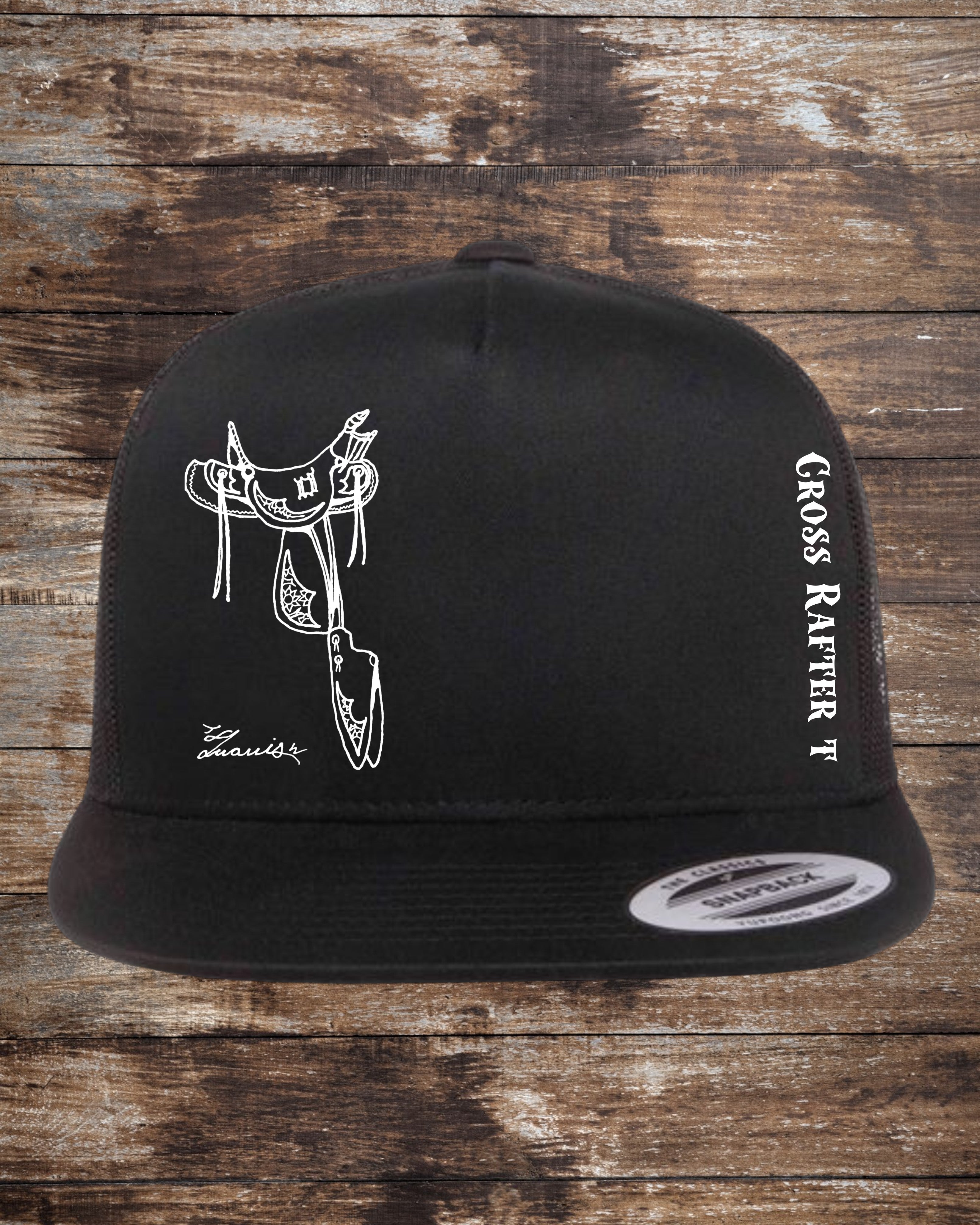 Visalia Saddle Black cap